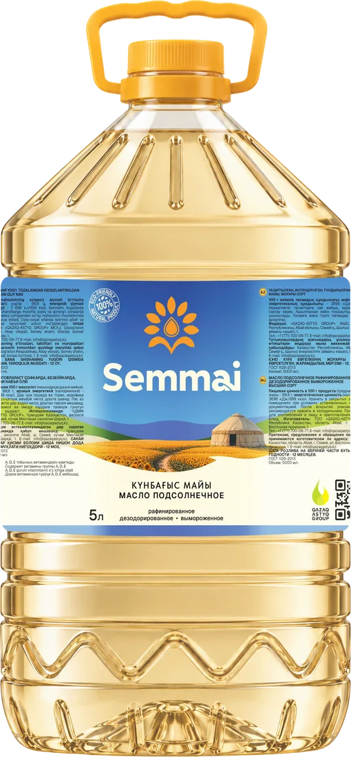Бутылка масла Semmai 5 л